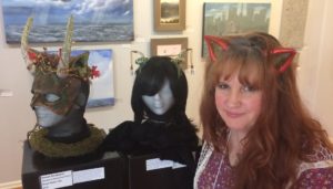image of BeckieSueDalton at her first gallery exhibition